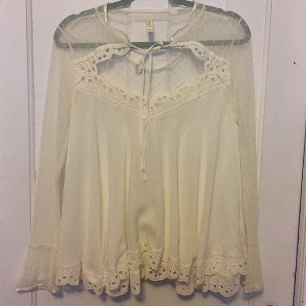 Long Sleeve Free People Blouse
